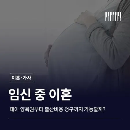 임신 중 이혼, 태아 양육권부터 출산비용 청구까지 가능할까요
